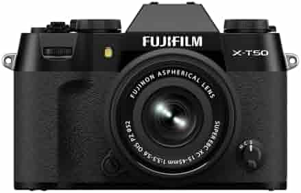 Amazon.com : Fujifilm X-T50 Mirrorless Digital Camera XC15-45mmF3